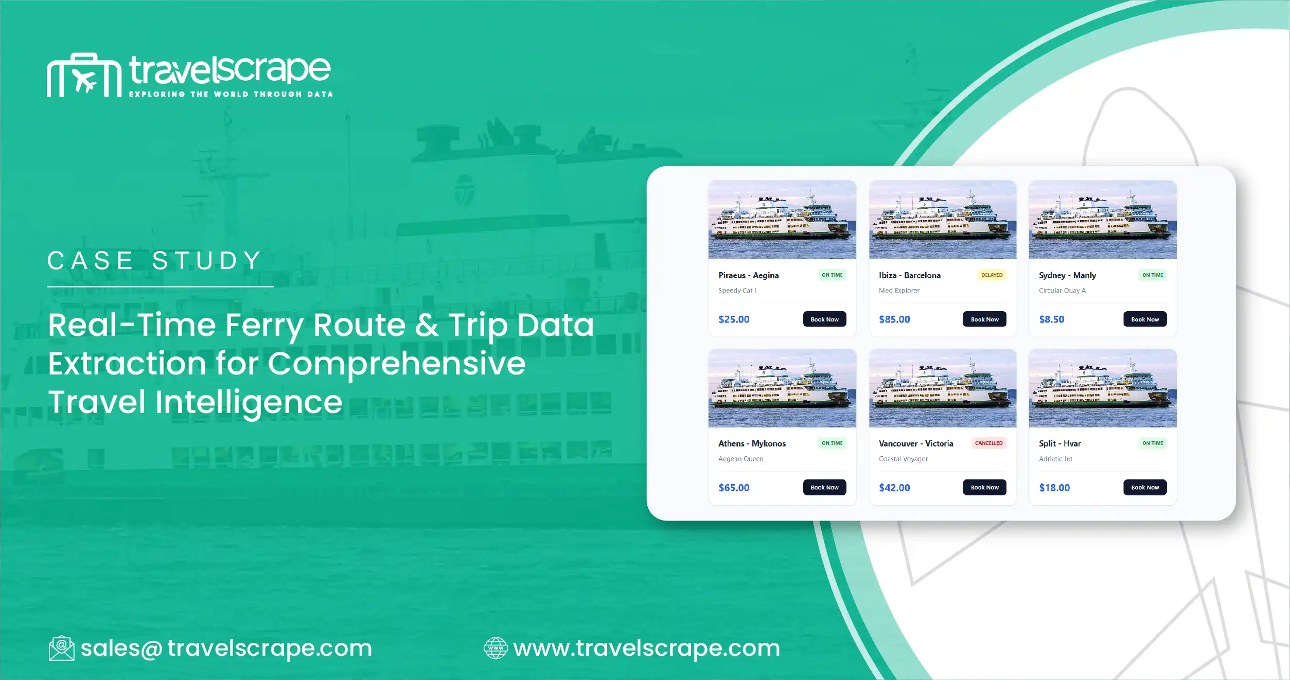 Real-Time Ferry Route & Trip Data Extraction